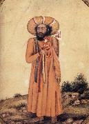 Devotee with Large Turban unknow artist